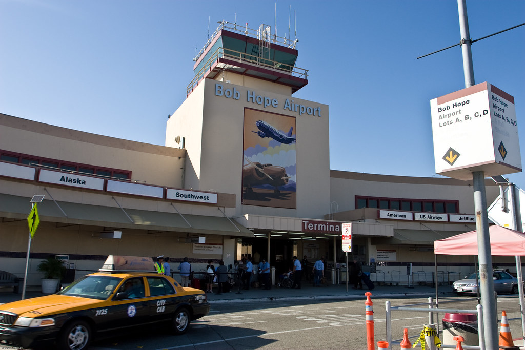BUR Airport consists of two terminals. 